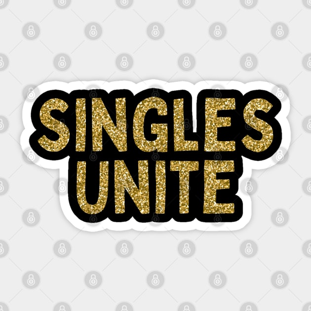 Singles Unite, Singles Awareness Day Sticker by DivShot 